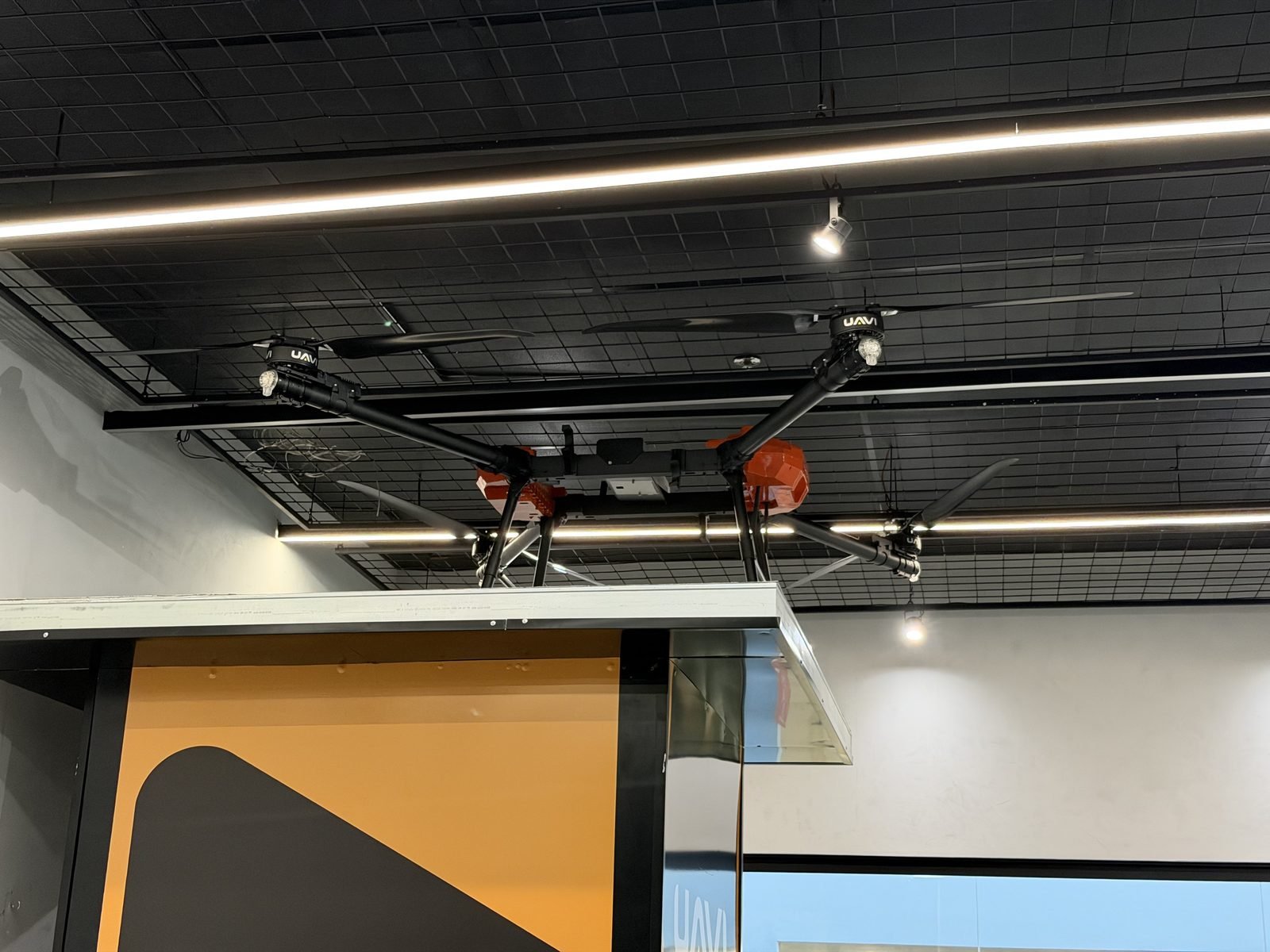 Drone UAVI integrado à estrutura Delivery