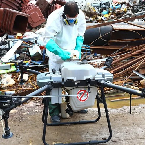 Drone utilizado em projeto de combate à dengue